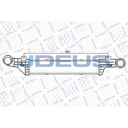 Photo Intercooler, échangeur JDEUS 817M34A