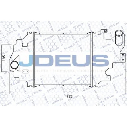 Foto Radiador de aire de admisión JDEUS 823M30A