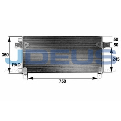 Фото Конденсатор, кондиционер JDEUS 715M10