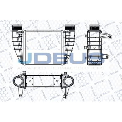 Photo Intercooler, échangeur JDEUS 801M36A