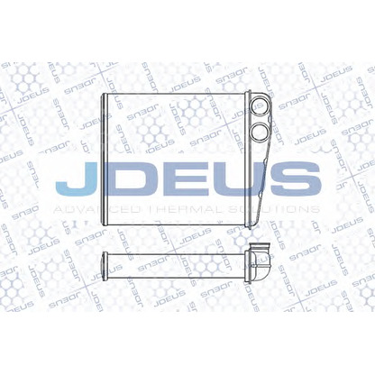 Photo Heat Exchanger, interior heating JDEUS 270M04