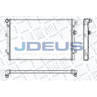 Foto Kühler, Motorkühlung JDEUS RA0300590