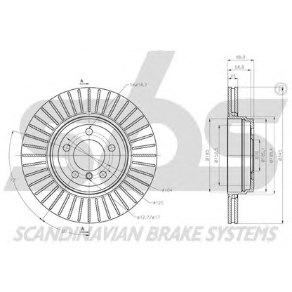 Photo Brake Disc sbs 1815201579