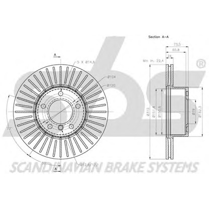 Photo Brake Disc sbs 1815201582