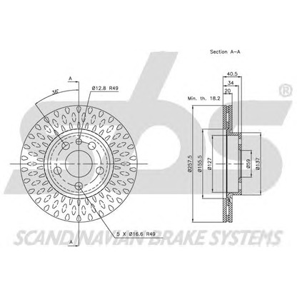 Foto Bremsscheibe sbs 1815201923