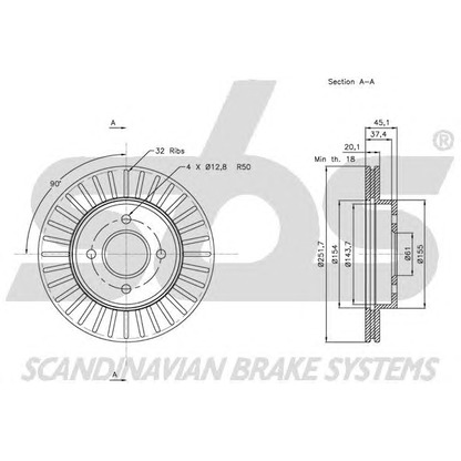 Photo Brake Disc sbs 1815202269