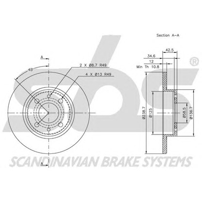 Photo Brake Disc sbs 1815202311