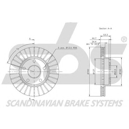 Photo Brake Disc sbs 1815202524