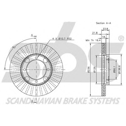 Photo Brake Disc sbs 1815203011