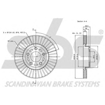 Photo Brake Disc sbs 1815203253