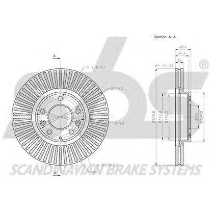 Photo Brake Disc sbs 1815203268