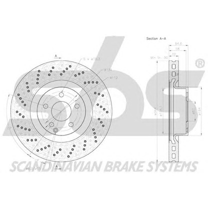 Photo Disque de frein sbs 18152033108