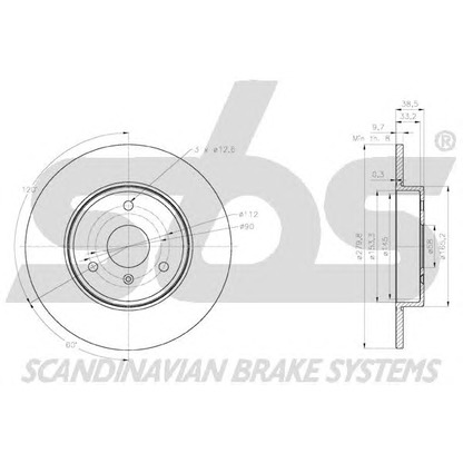 Photo Brake Disc sbs 18152033128