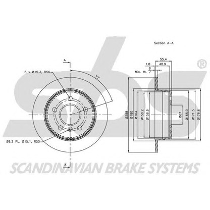 Photo Brake Disc sbs 1815203374