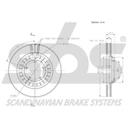 Photo Brake Disc sbs 1815203435