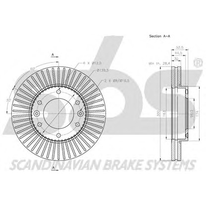 Photo Disque de frein sbs 1815203436