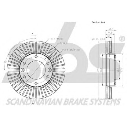 Foto Disco de freno sbs 1815203436