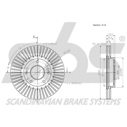 Photo Disque de frein sbs 1815203445