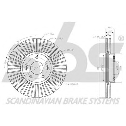 Photo Brake Disc sbs 1815203450