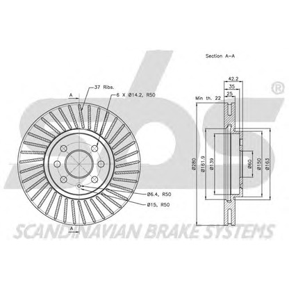 Photo Brake Disc sbs 1815203652