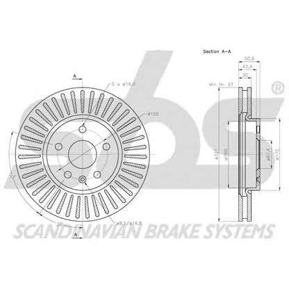 Photo Brake Disc sbs 1815203669