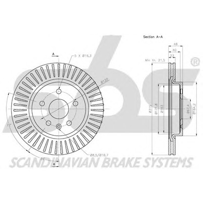 Photo Disque de frein sbs 1815203670