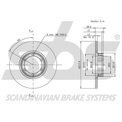 Photo Brake Disc sbs 1815203901