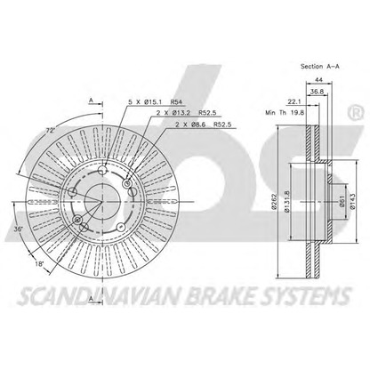 Photo Brake Disc sbs 1815203912