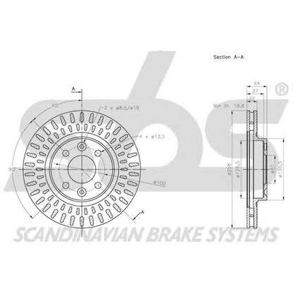 Foto Disco de freno sbs 1815203996