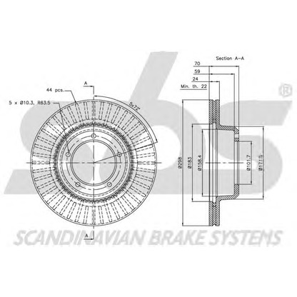 Photo Brake Disc sbs 1815204003