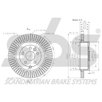 Photo Brake Disc sbs 1815204033