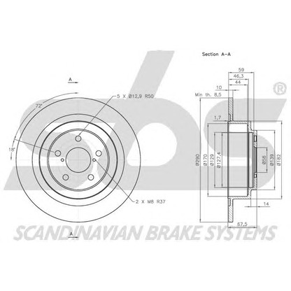 Foto Bremsscheibe sbs 1815204415