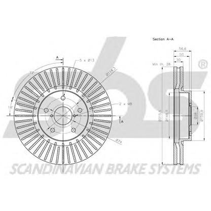 Photo Brake Disc sbs 1815204421