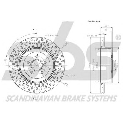 Photo Brake Disc sbs 1815204423