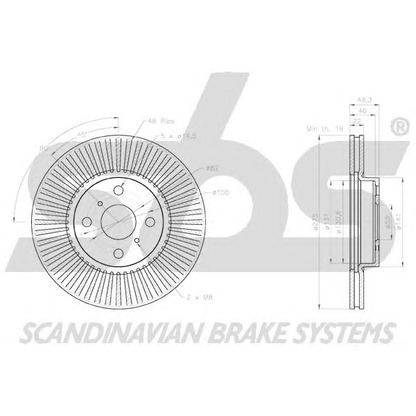 Photo Brake Disc sbs 18152045108