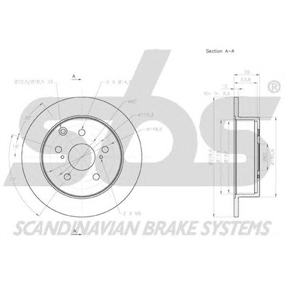 Photo Brake Disc sbs 18152045126