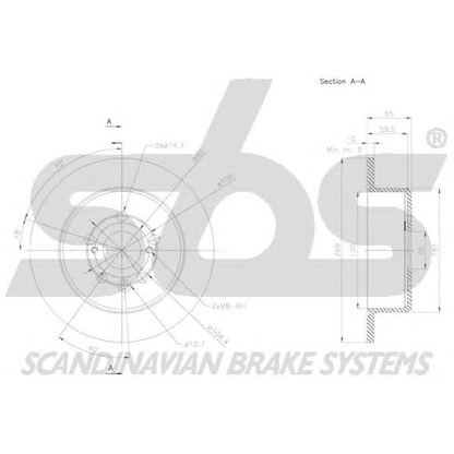 Foto Bremsscheibe sbs 18152045144