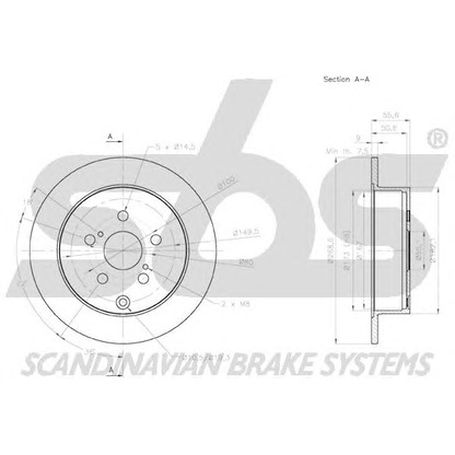 Photo Brake Disc sbs 18152045156
