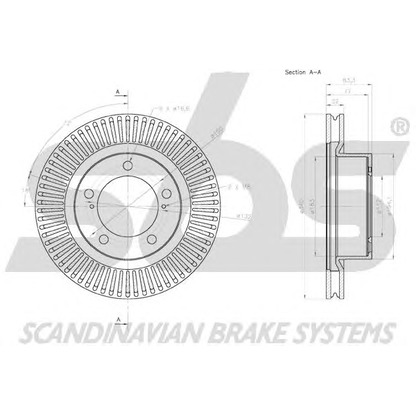 Photo Brake Disc sbs 18152045171