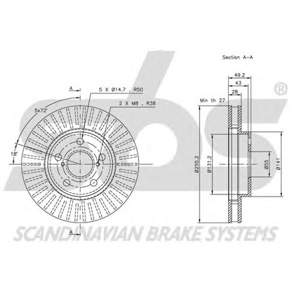 Photo Brake Disc sbs 1815204544