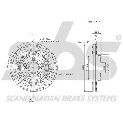 Photo Brake Disc sbs 1815204572