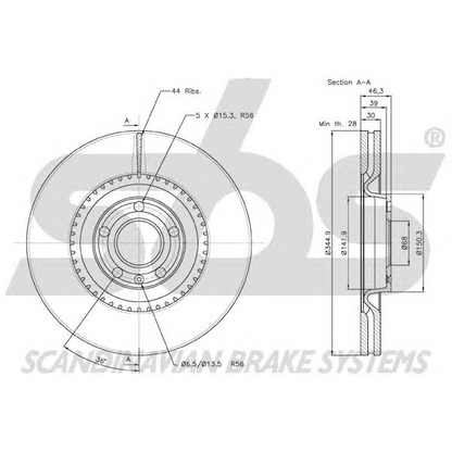 Photo Brake Disc sbs 18152047112