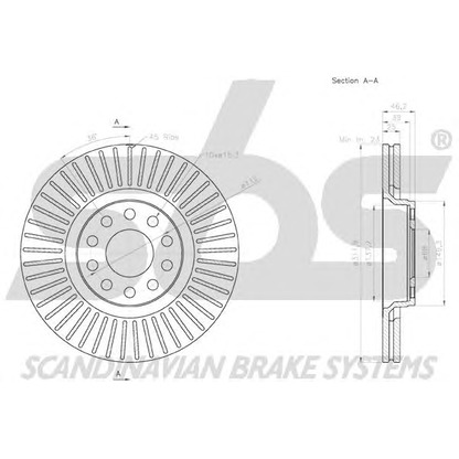 Photo Brake Disc sbs 18152047134