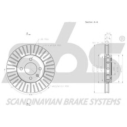 Photo Brake Disc sbs 18152047157