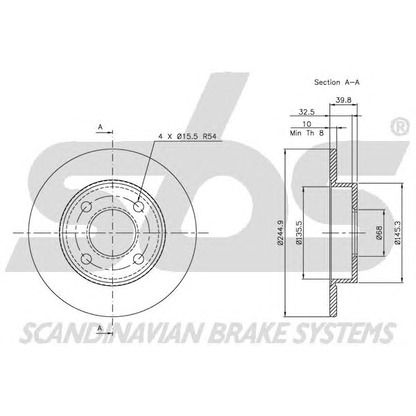 Photo Brake Disc sbs 1815204748