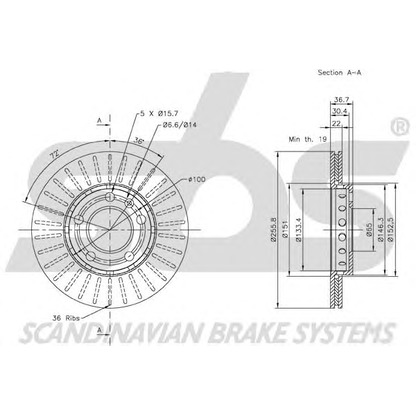 Photo Brake Disc sbs 1815204758