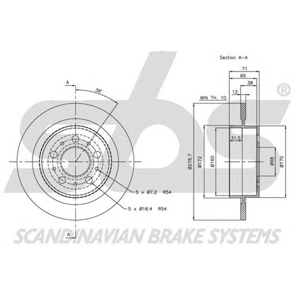 Photo Brake Disc sbs 1815204845