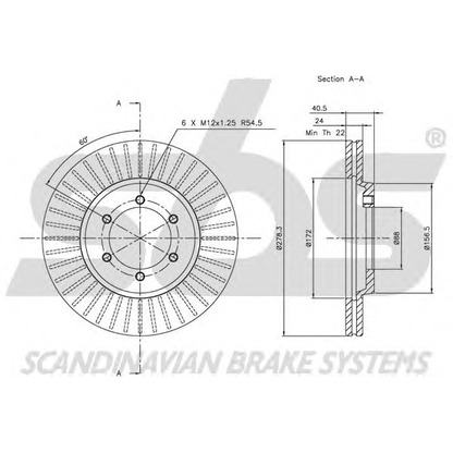 Photo Brake Disc sbs 1815205002