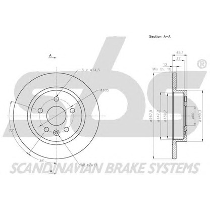 Photo Brake Disc sbs 1815205014