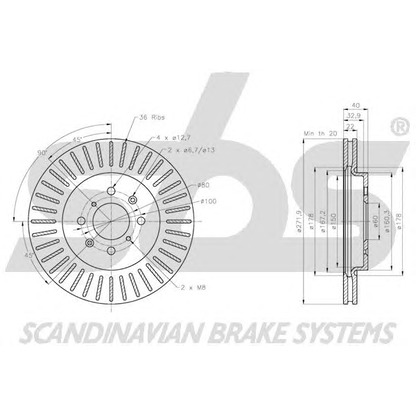 Photo Brake Disc sbs 1815205236